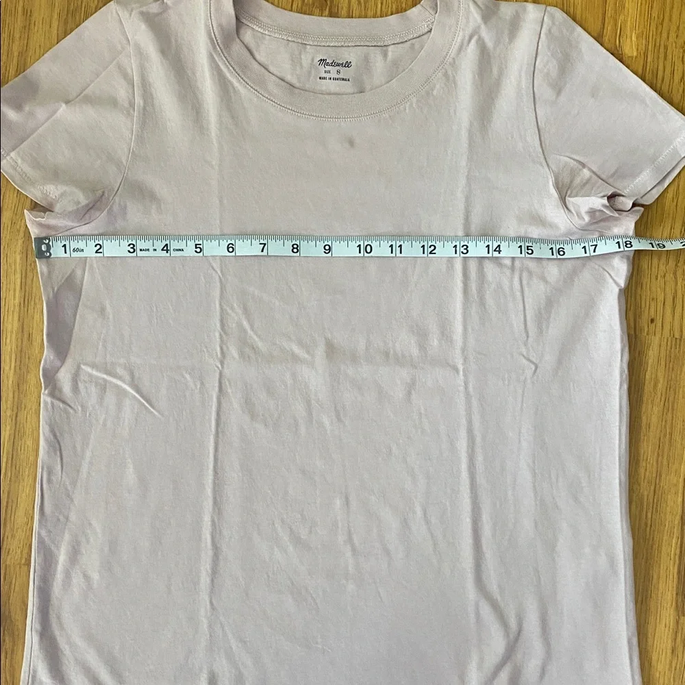 Madewell Light Pink Northside Vintage Short Sleeve Tee - Picture 6 of 10